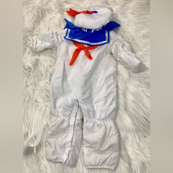 Infant Ghostbusters Stay Puft Marshmallow Man Classic Costume 3-6months NEW - Picture 6 of 6